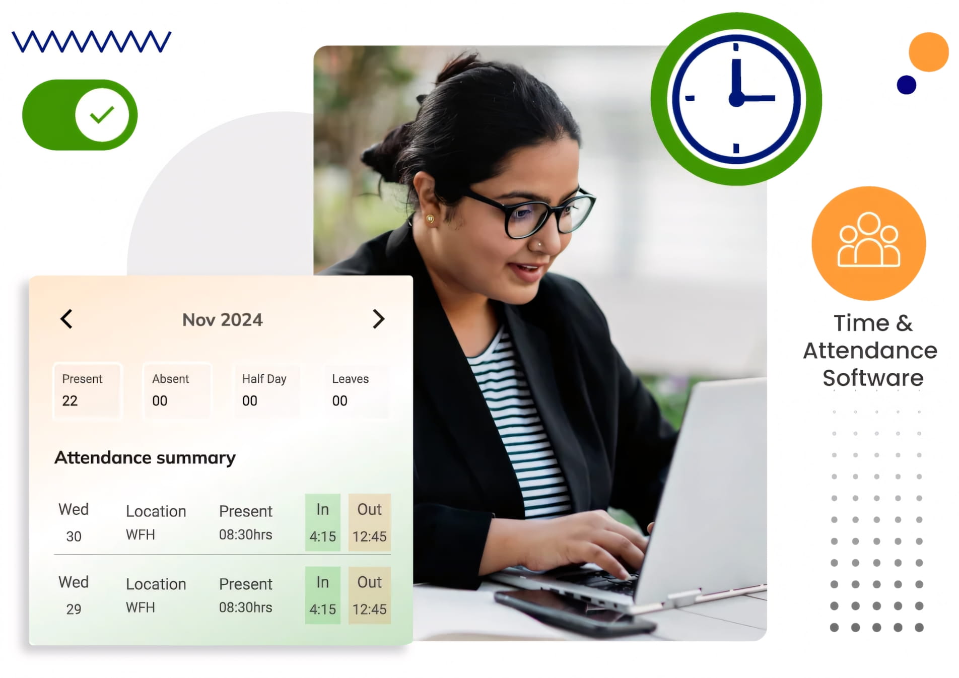 حضور و غیاب | سازمان | مدیریت